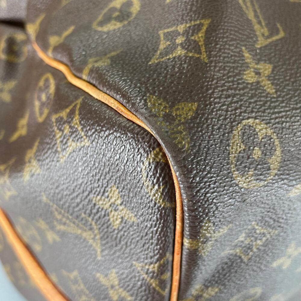 LOUIS VUITTON Brown Monogram Canvas Keepall 60 Boston Bag - Picture 5 of 15